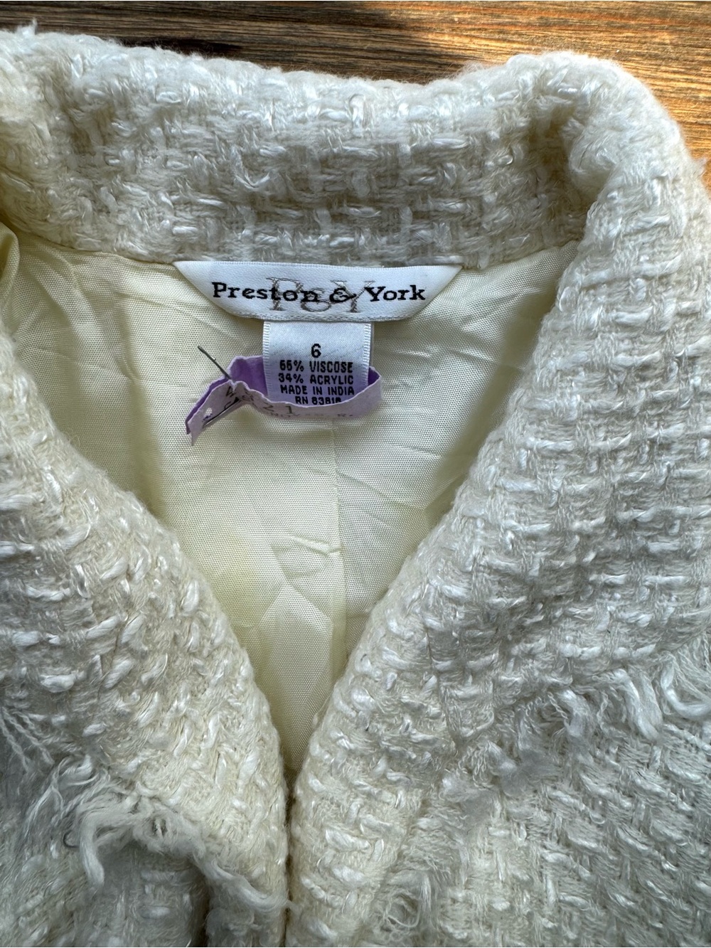 Preston & York Tweed Blazer Jacket 6 - Picture 5 of 6